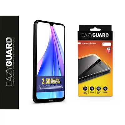 Xiaomi Redmi Note 8T gyémántüveg képernyővédő fólia - Diamond Glass 2.5D Fullcover - fekete