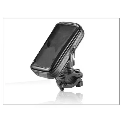 Univerzális kerékpárra vagy motorra szerelhető, vízálló mobiltelefon tartó - XL méret
