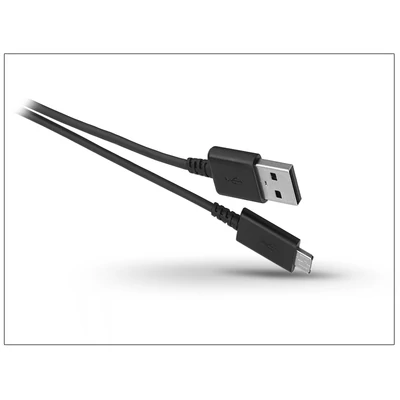 Samsung gyári micro USB adat- és töltőkábel 80 cm-es vezetékkel - ECB-DU68BE black (ECO csomagolás)