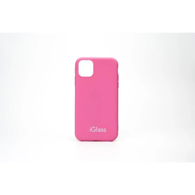 iGlass Case kemény tok - iPhone 11 - sötét rózsa