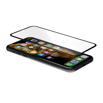 iGlass Pro kijelzővédő üvegfólia - iPhone 12 Pro Max - fekete